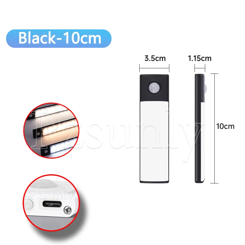 LED Motion Sensor Bar Light for Kitchen, Closet