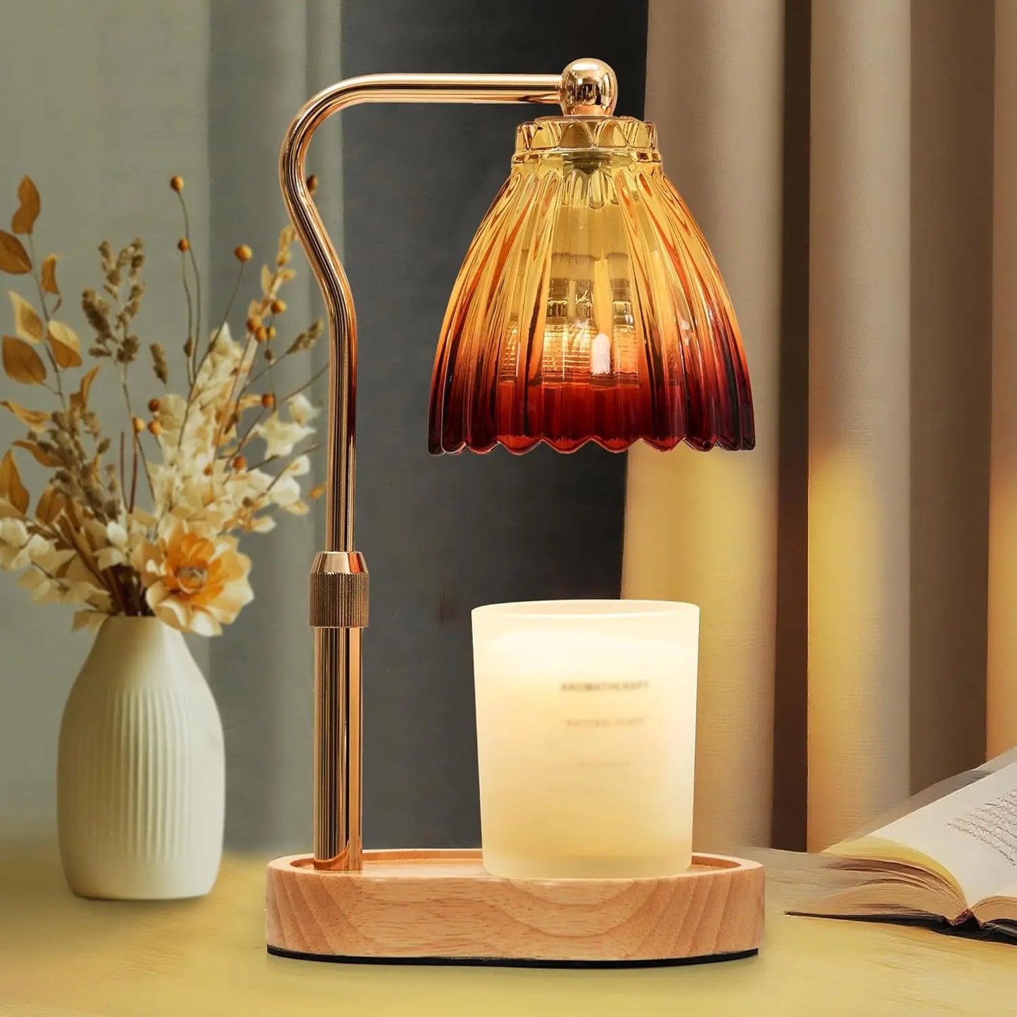 Candle Warmer Lamp for Jar Candles, with Timer, Dimmable