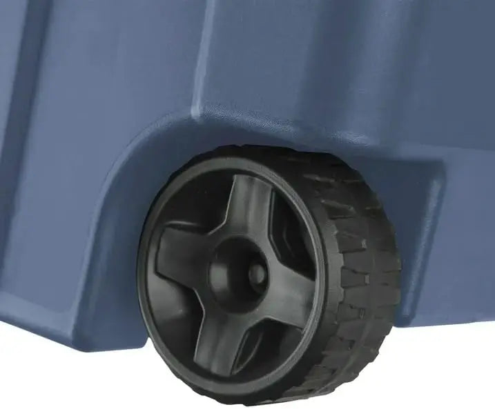 40‑Gallon Plastic Storage Box with Wheels – Heavy‑Duty Industrial Tote (2‑Pack)
