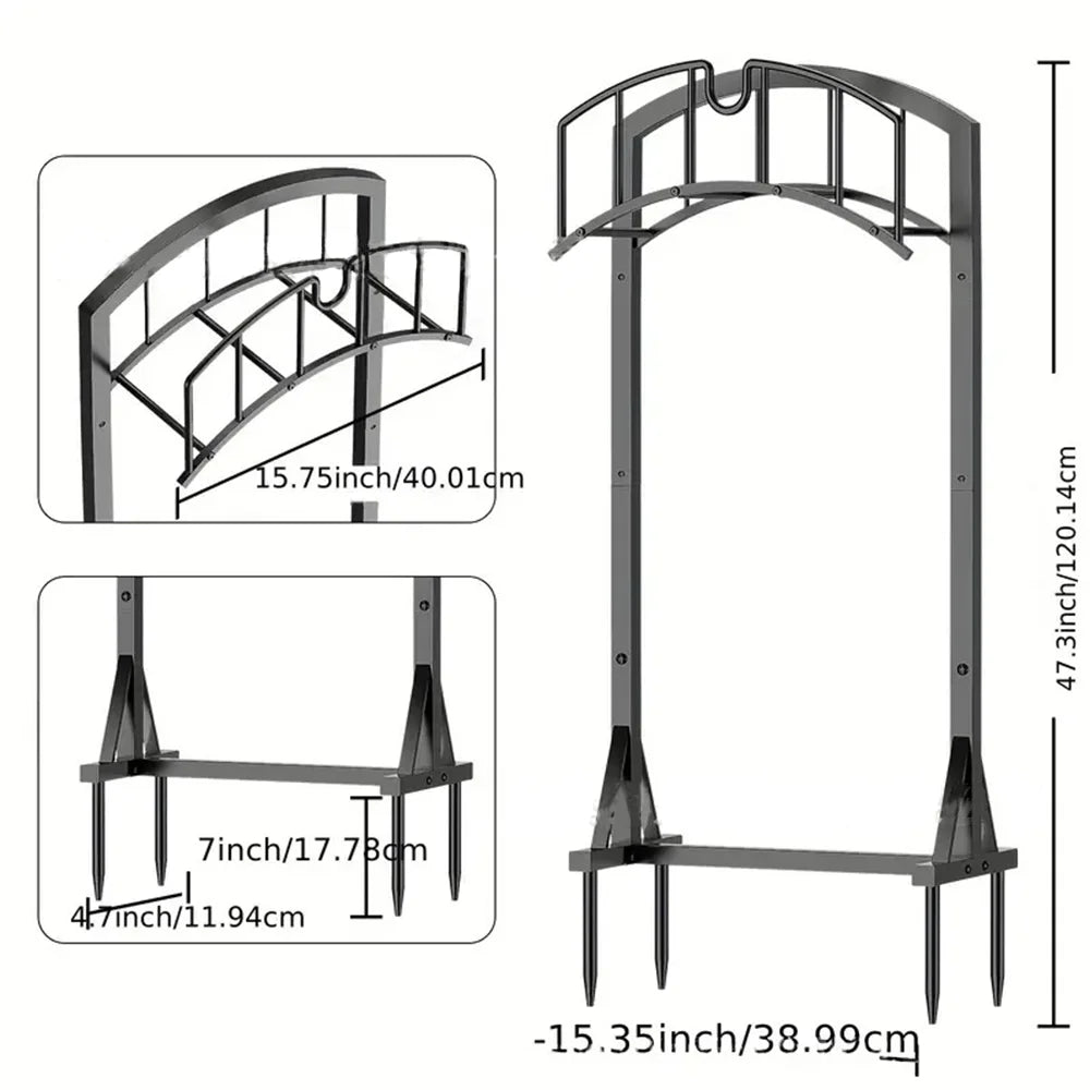 Freestanding Garden Hose Hanger