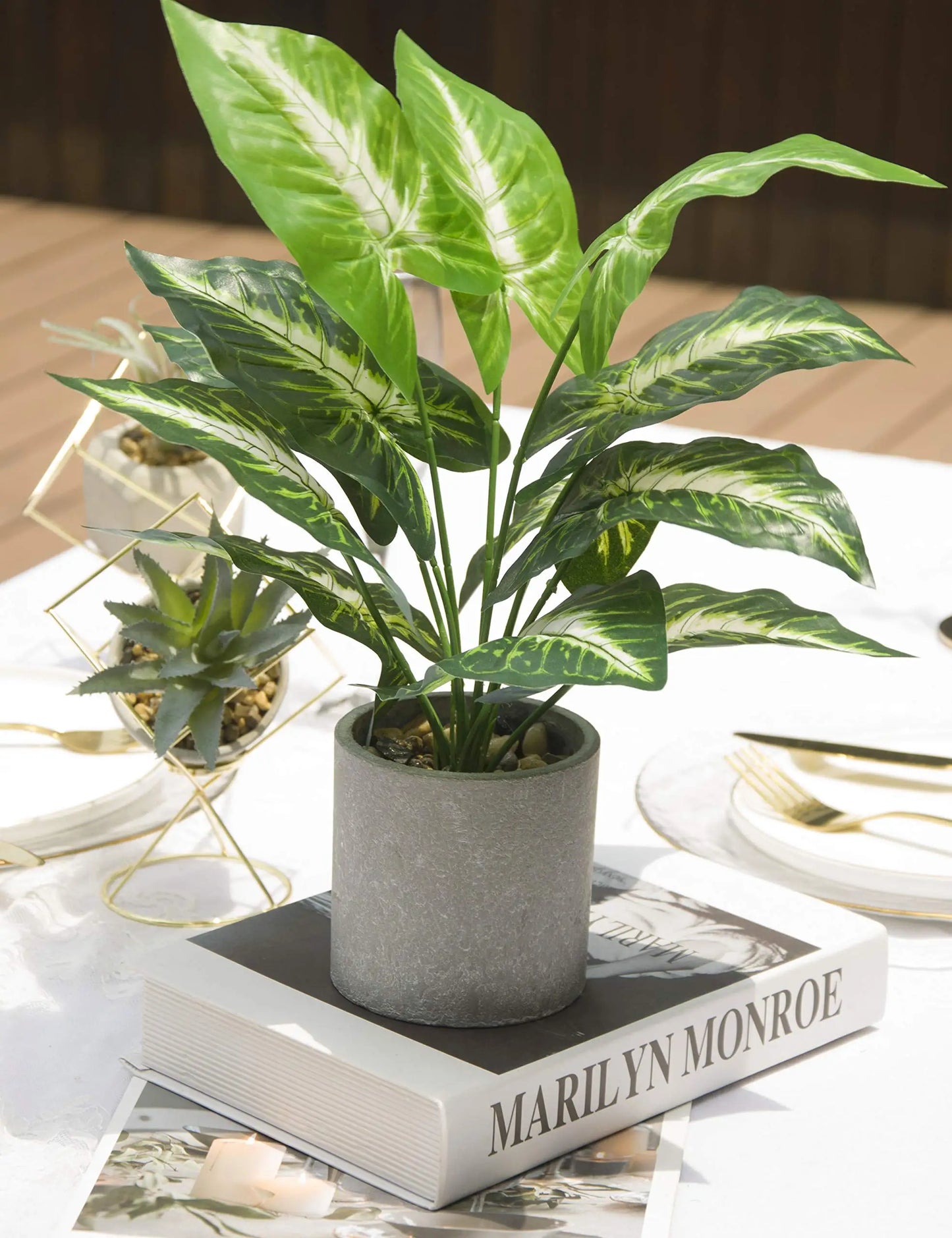 Artificial Potted Faux Plants - Home Decor