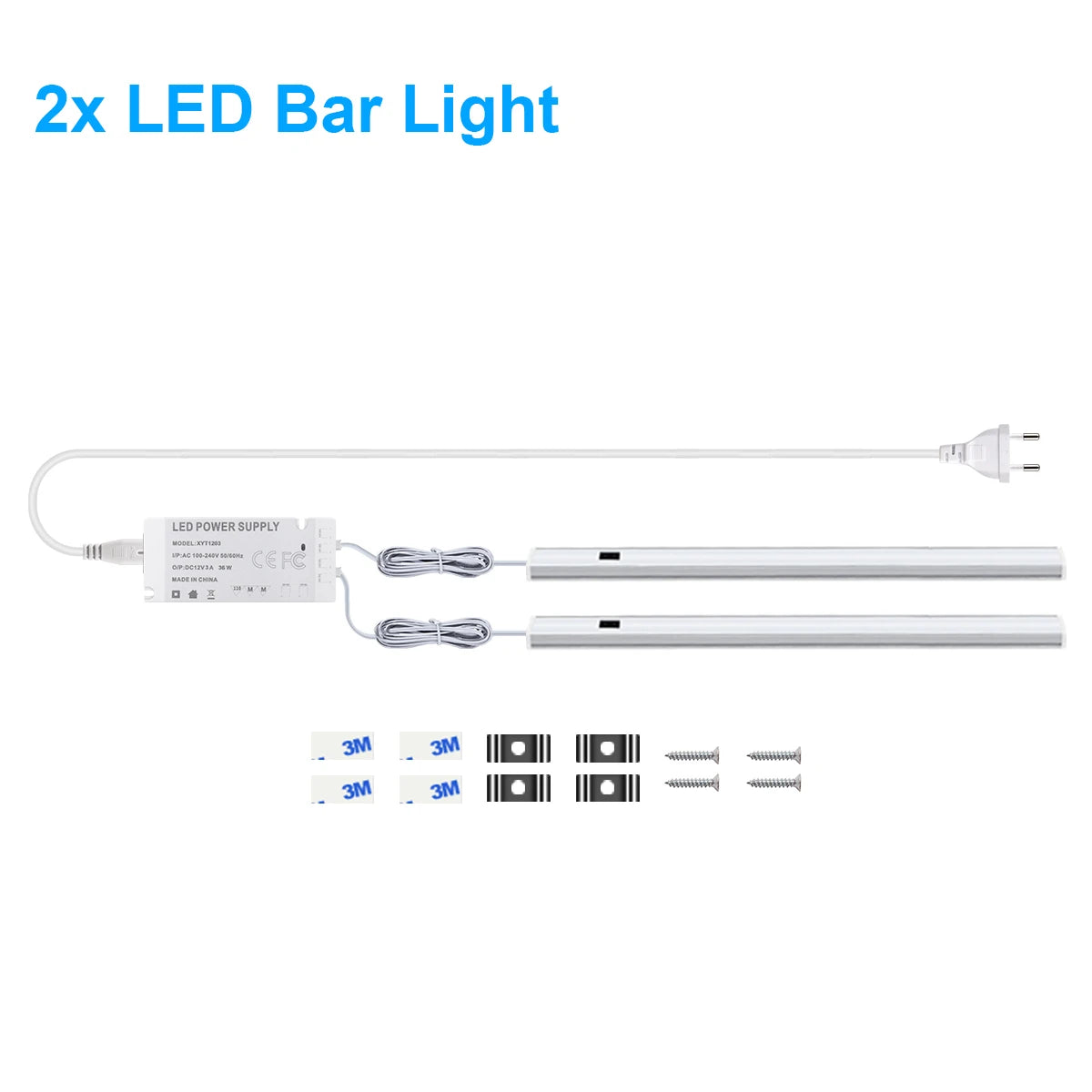 LED Under Cabinet Motion Sensor Aluminum Bar Light