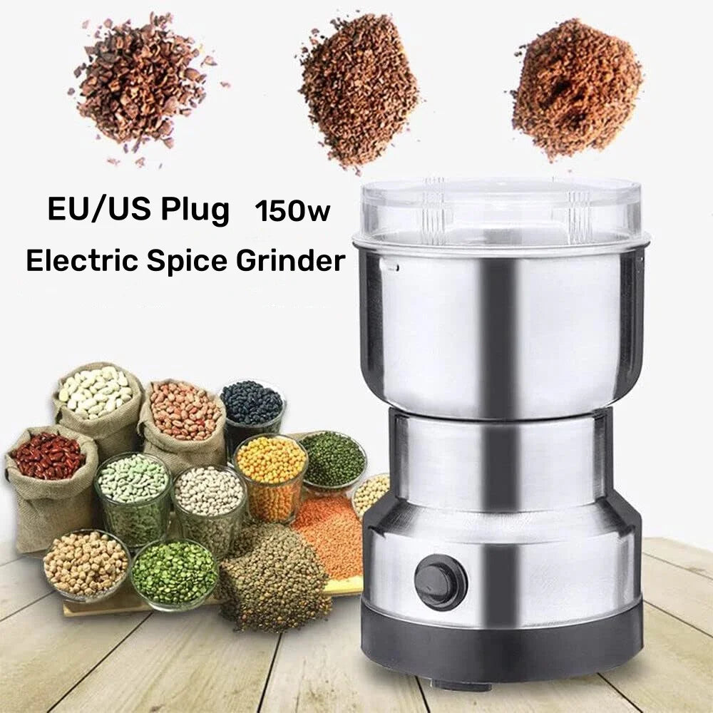 Kitchen Multifunctional 4‑Blade Grain Grinder – Home Electric Coffee & Spice Grinder