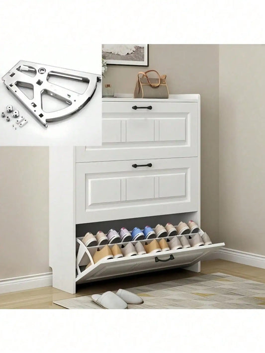 High-Capacity 2-Tier Shoe Rack