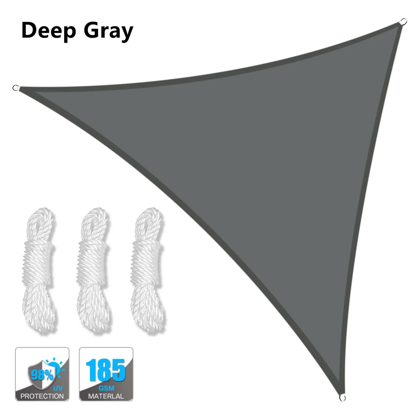 Triangle Sun Shade Sail – Waterproof UV‑Protection Canopy for Patio, Garden, Pool & Backyard