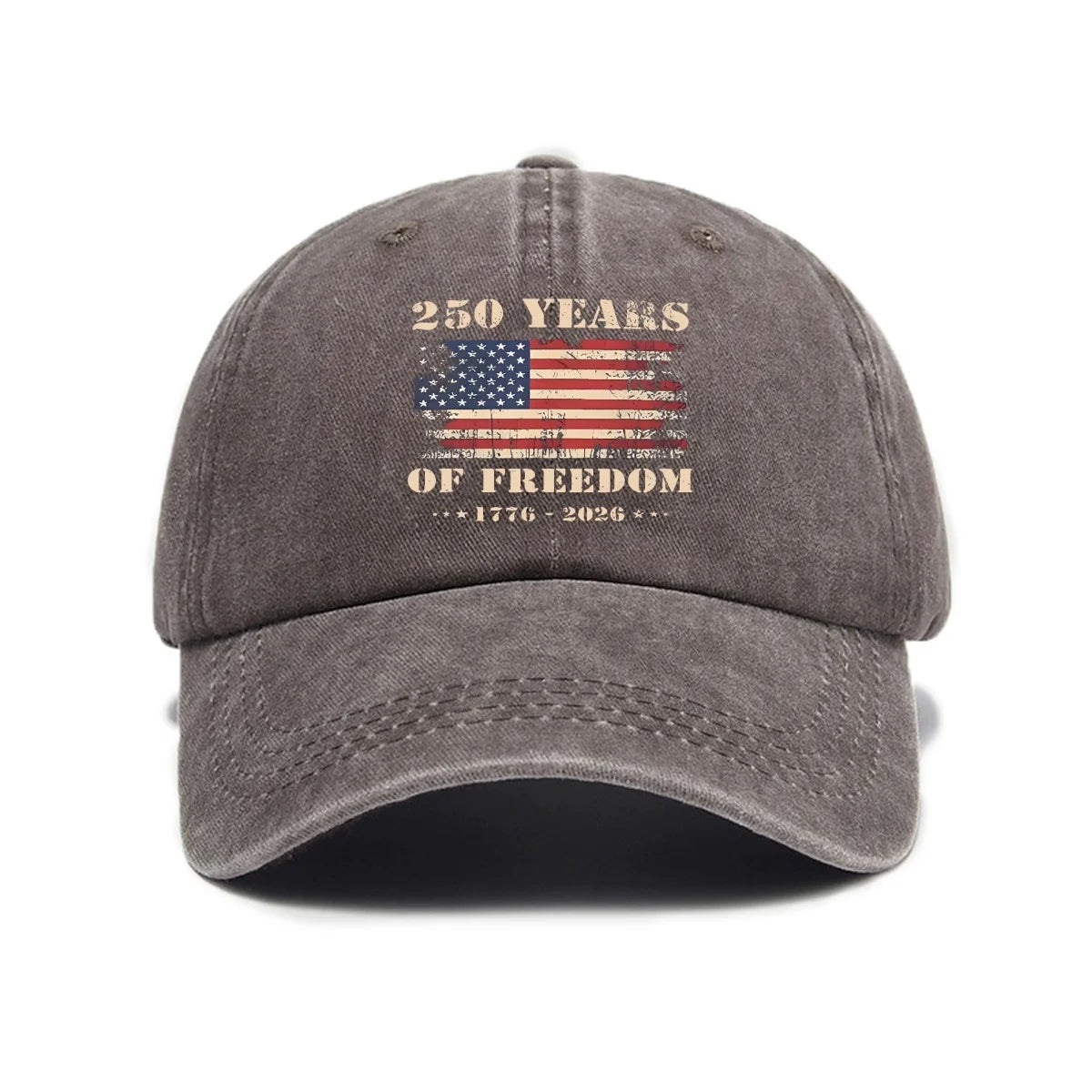 USA 250th Anniversary Cap Washed Print - Unisex Adjustable