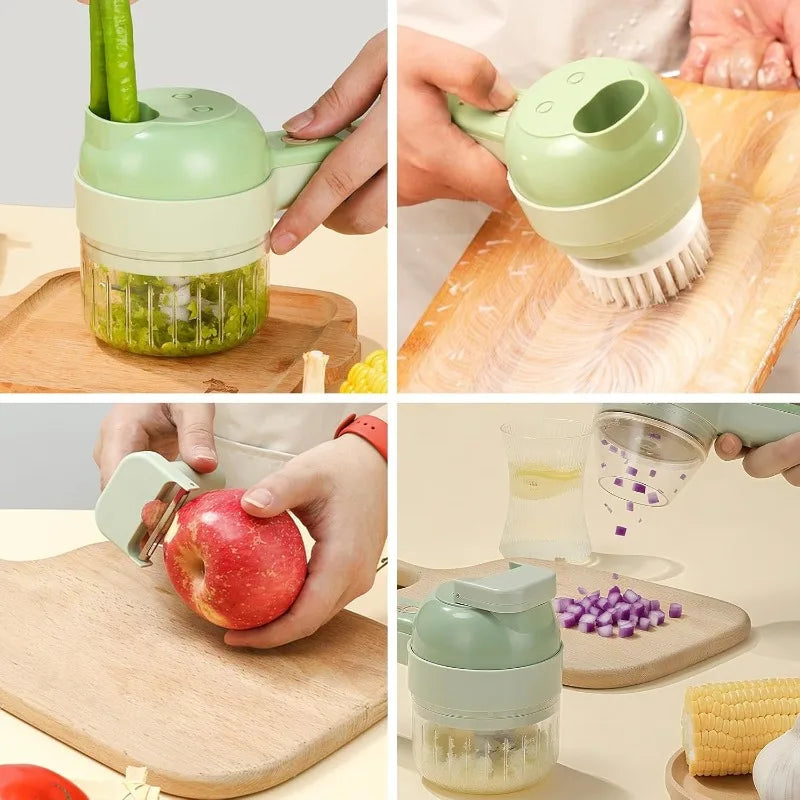 Multi‑Function Electric Vegetable Cutter – Fast, Compact & Effortless Food Prep