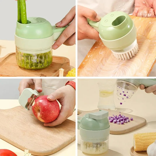 Multi‑Function Electric Vegetable Cutter – Fast, Compact & Effortless Food Prep