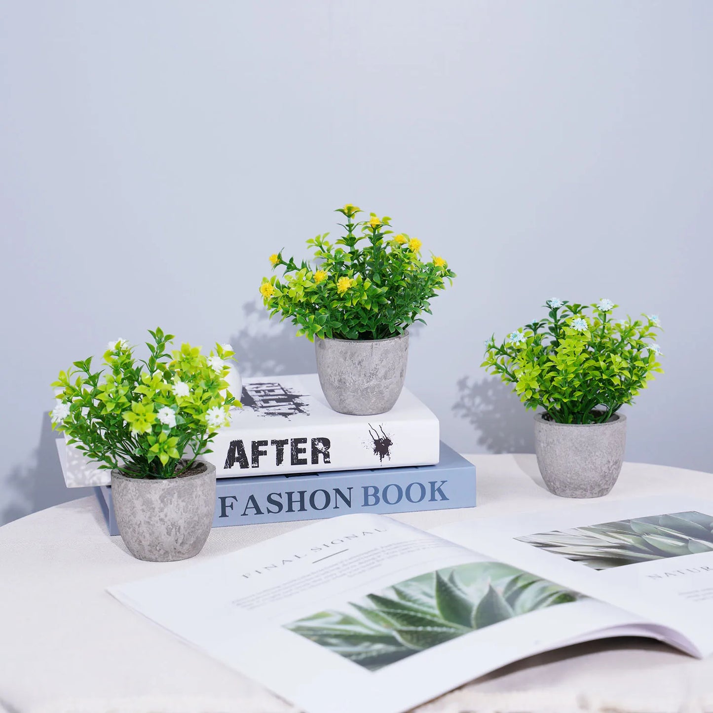 Maintenance-Free Mini Faux Plants for Home & Office