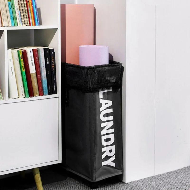 Laundry Basket with Wheels Large Capacity, Multifunctional Foldable Waterproof Storage Bag