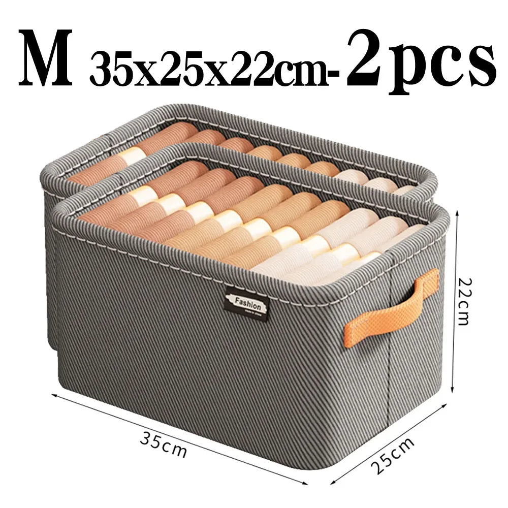 Heavy-Duty Foldable Storage Bins with Handles