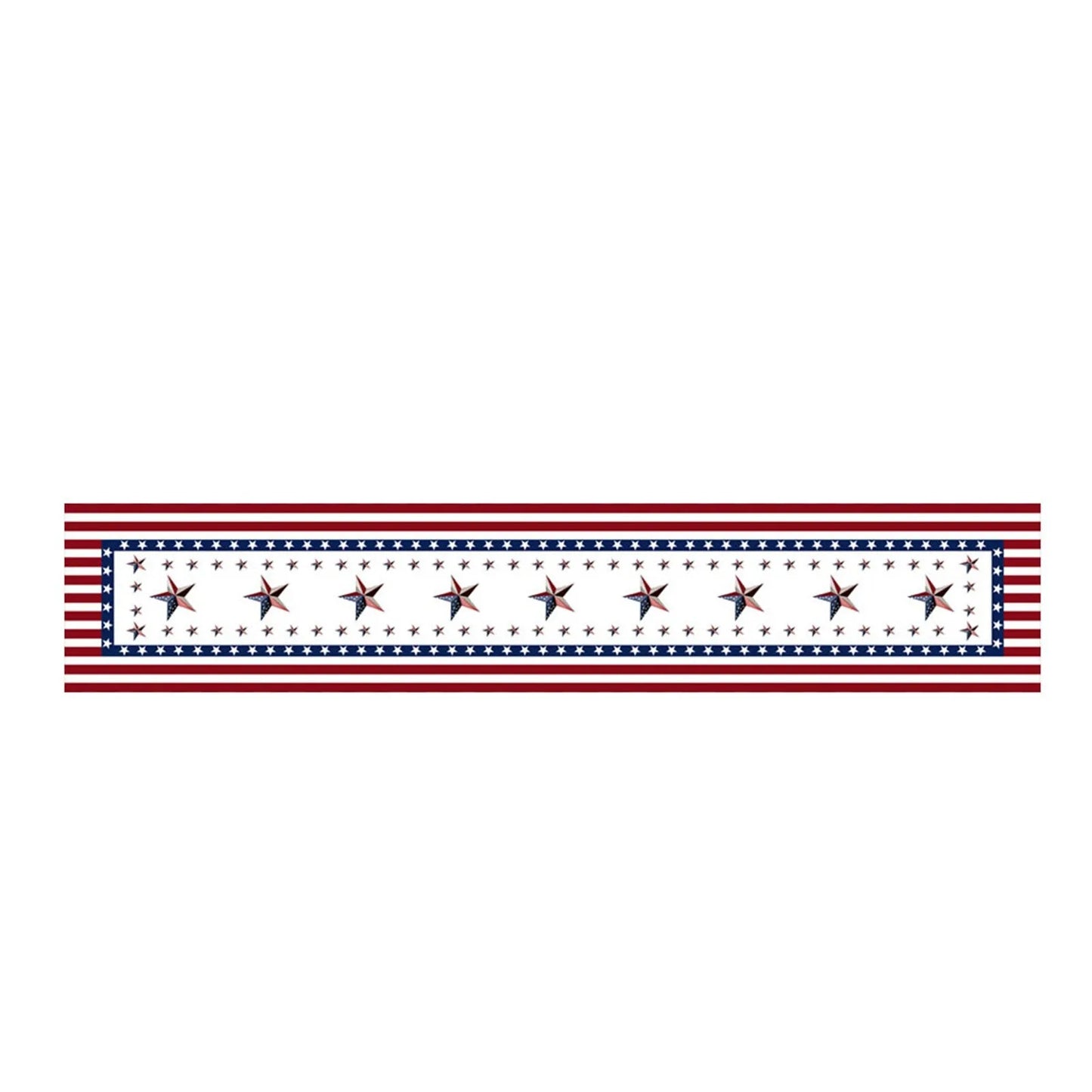 American Flag Table Runner – 4th of July Patriotic Table Décor for Independence Day