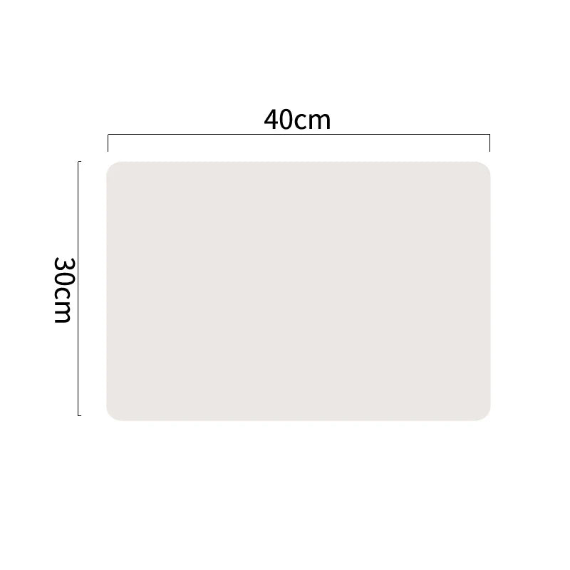 Oversized Food Grade Silicone Waterproof Placemat Heat Insulation Anti-Skidding Washable 24"x16"