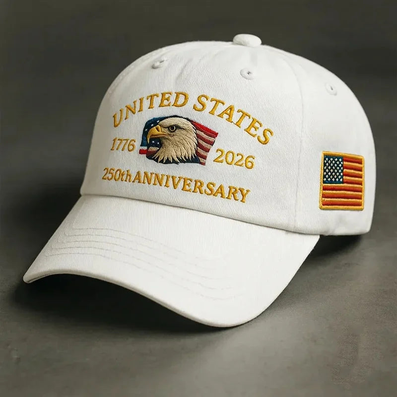 2025 New US 250th Anniversary Baseball Cap Outdoor Hat for Men Women