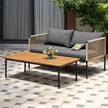 Rocking Chairs - Heavy Duty 400lbs Capacity,  Wood, 3 Piece Set