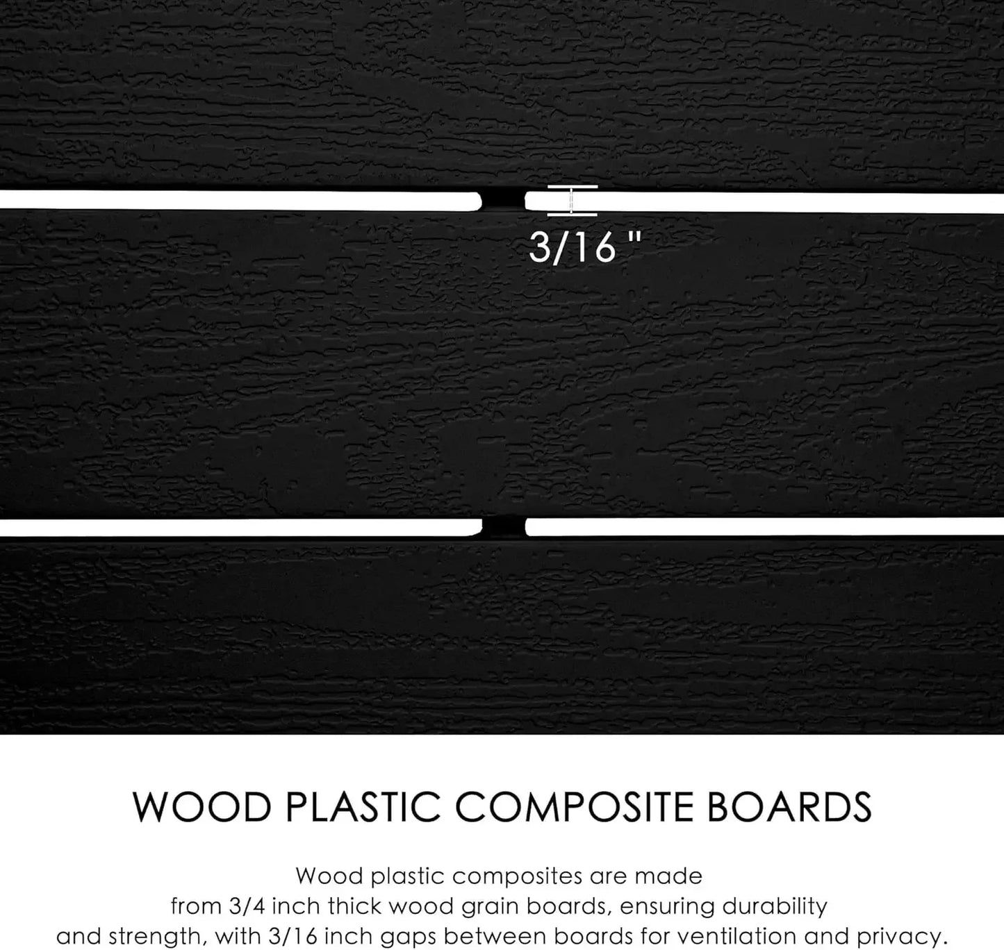 50" W x 48" H Outdoor Privacy Screens, Aluminum