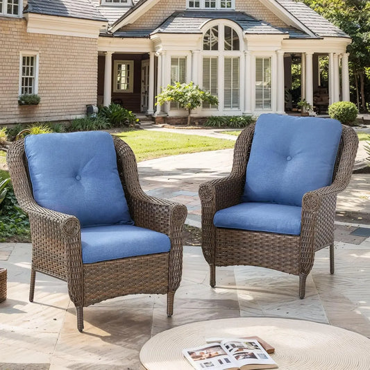 Outdoor Wicker Chair- Set of 2
