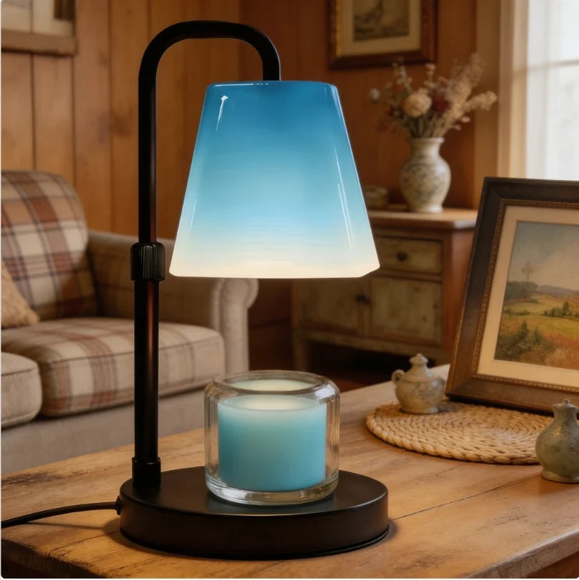 Dimmable Candle Warmer Lamp with Timer – Height‑Adjustable, Clean & Flame‑Free Fragrance