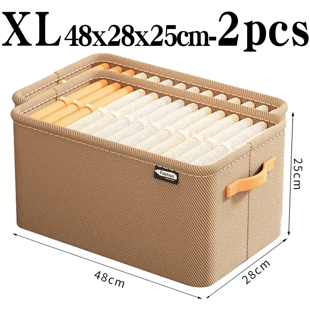 Heavy-Duty Foldable Storage Bins with Handles