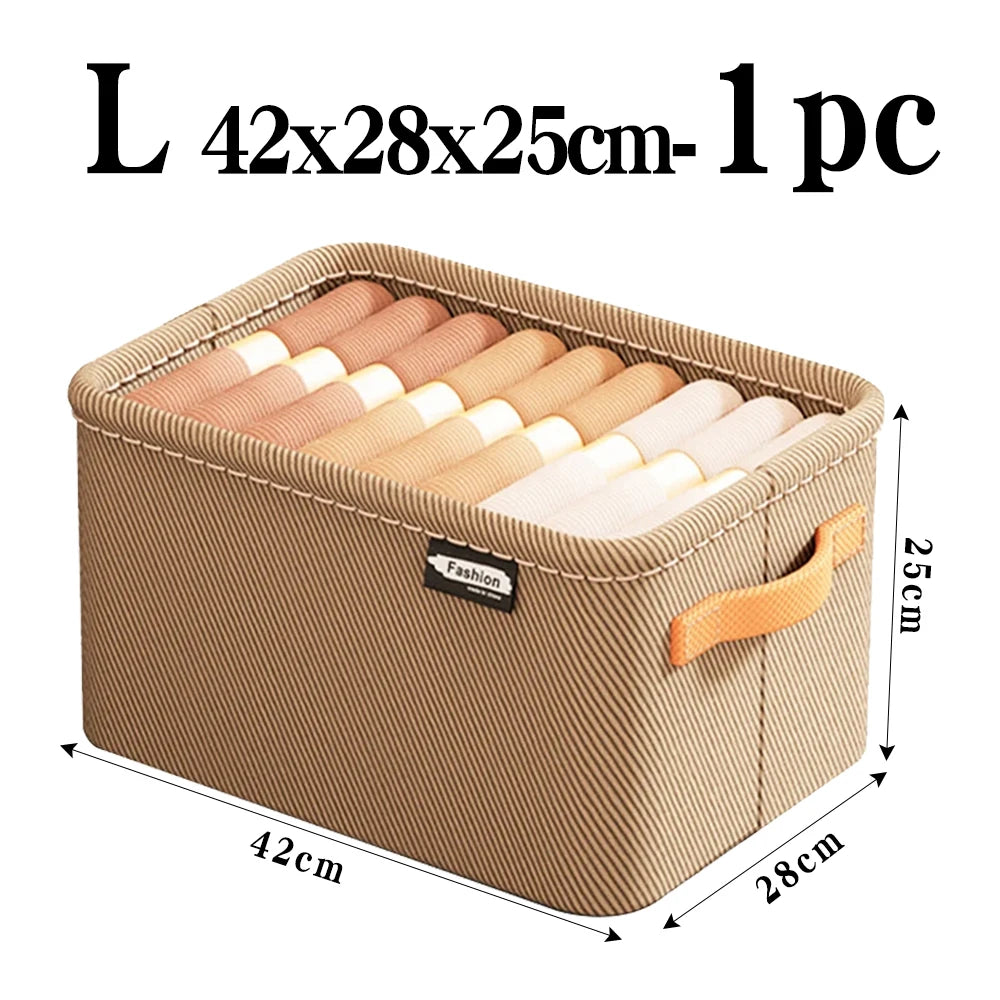 Heavy-Duty Foldable Storage Bins with Handles