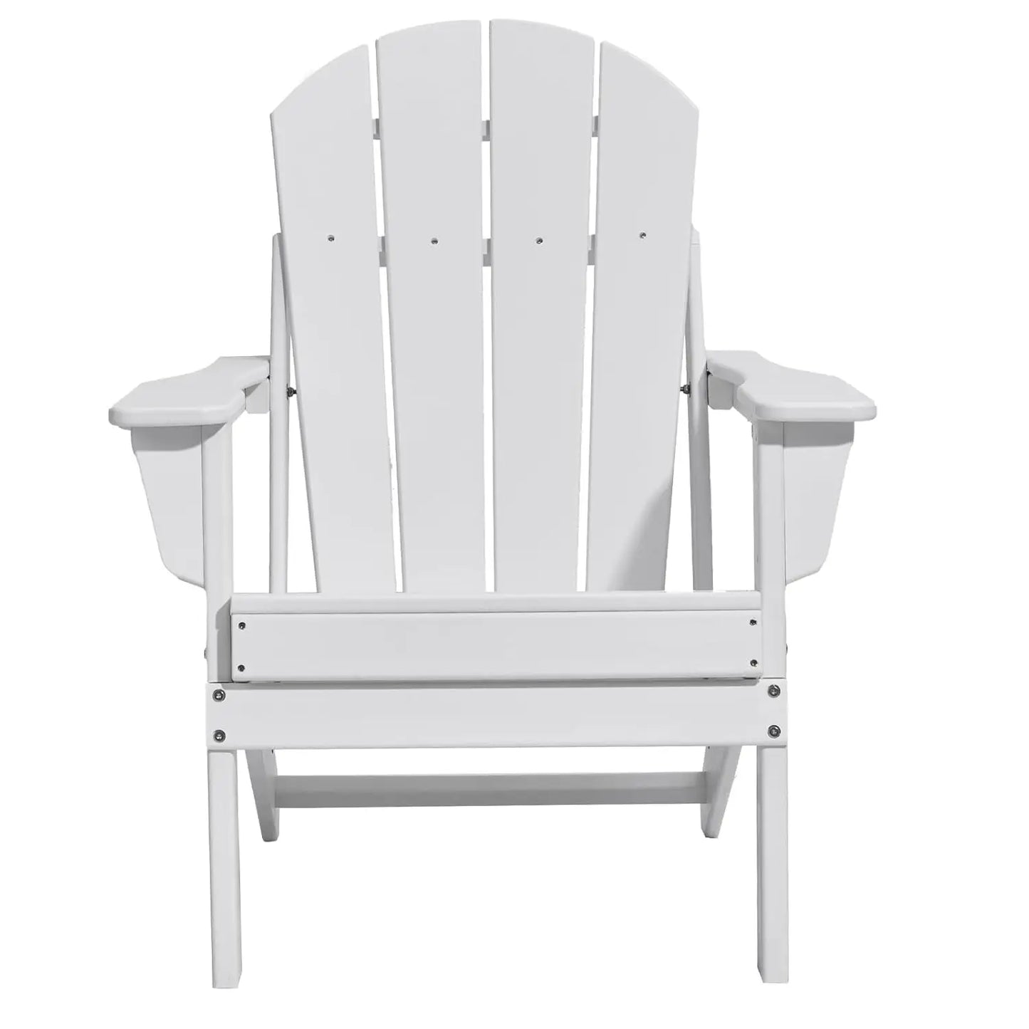 Foldable Adirondack Chair 2 Pack with Cup Holders,  All Weather