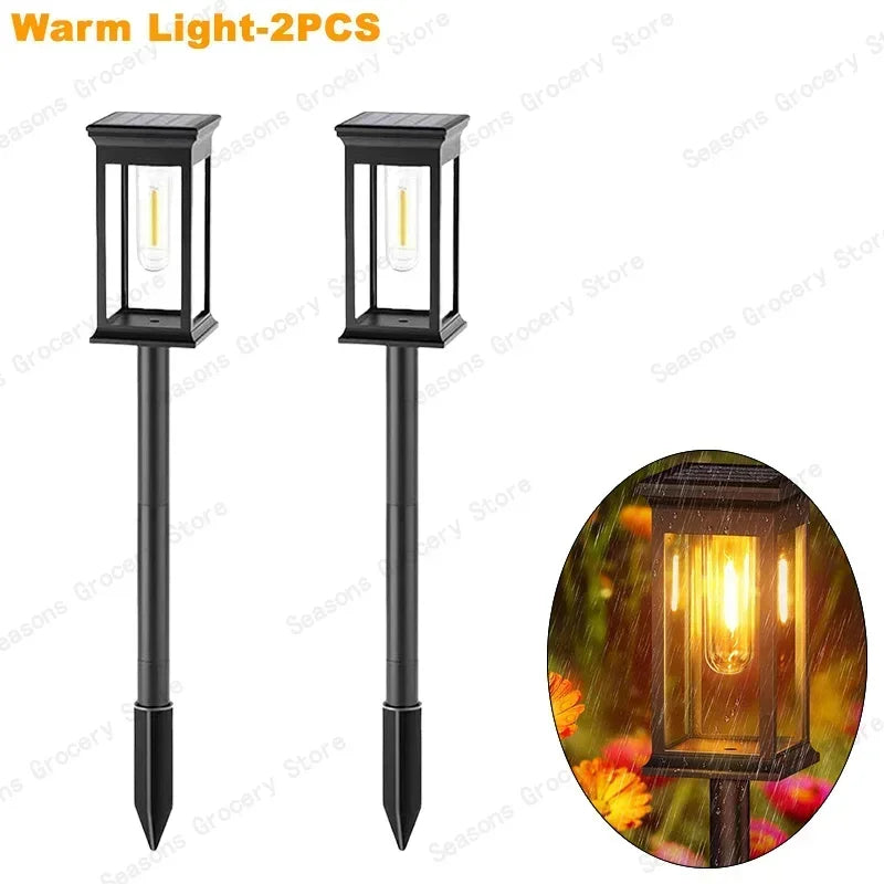 Waterproof LED Solar Lights – Automatic Dusk‑to‑Dawn Outdoor Lighting