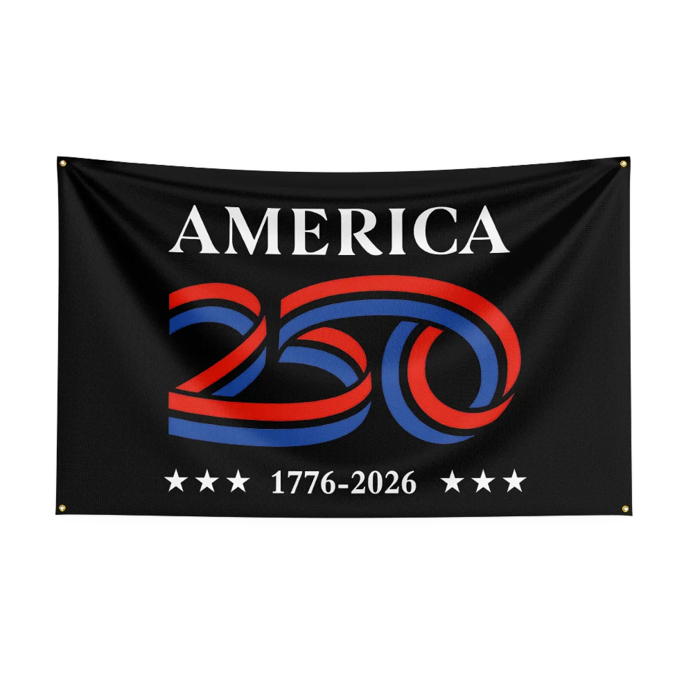 US 250th Anniversary 1776 2026 Semiquincentennial Flag, Independence Day Flag, 250 Years US Birthday Outdoor Flag