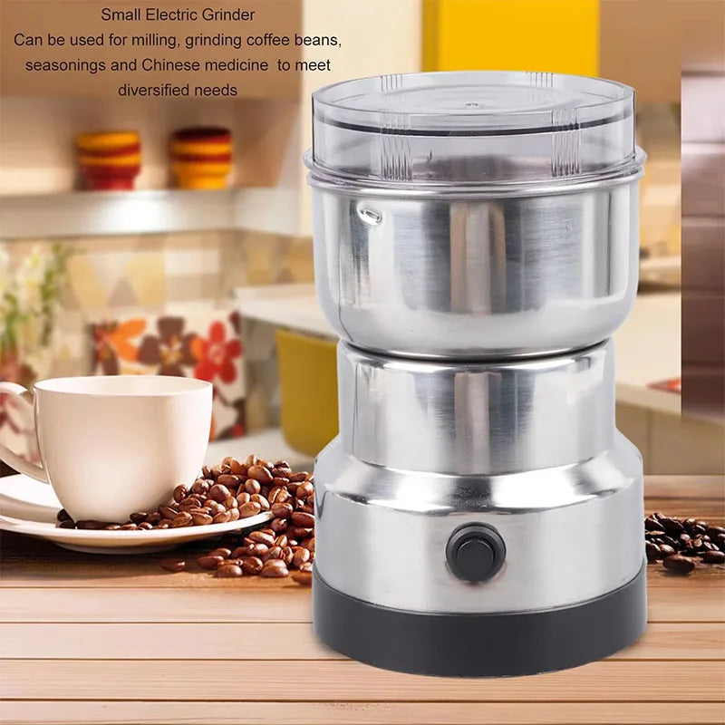 Kitchen Multifunctional 4‑Blade Grain Grinder – Home Electric Coffee & Spice Grinder