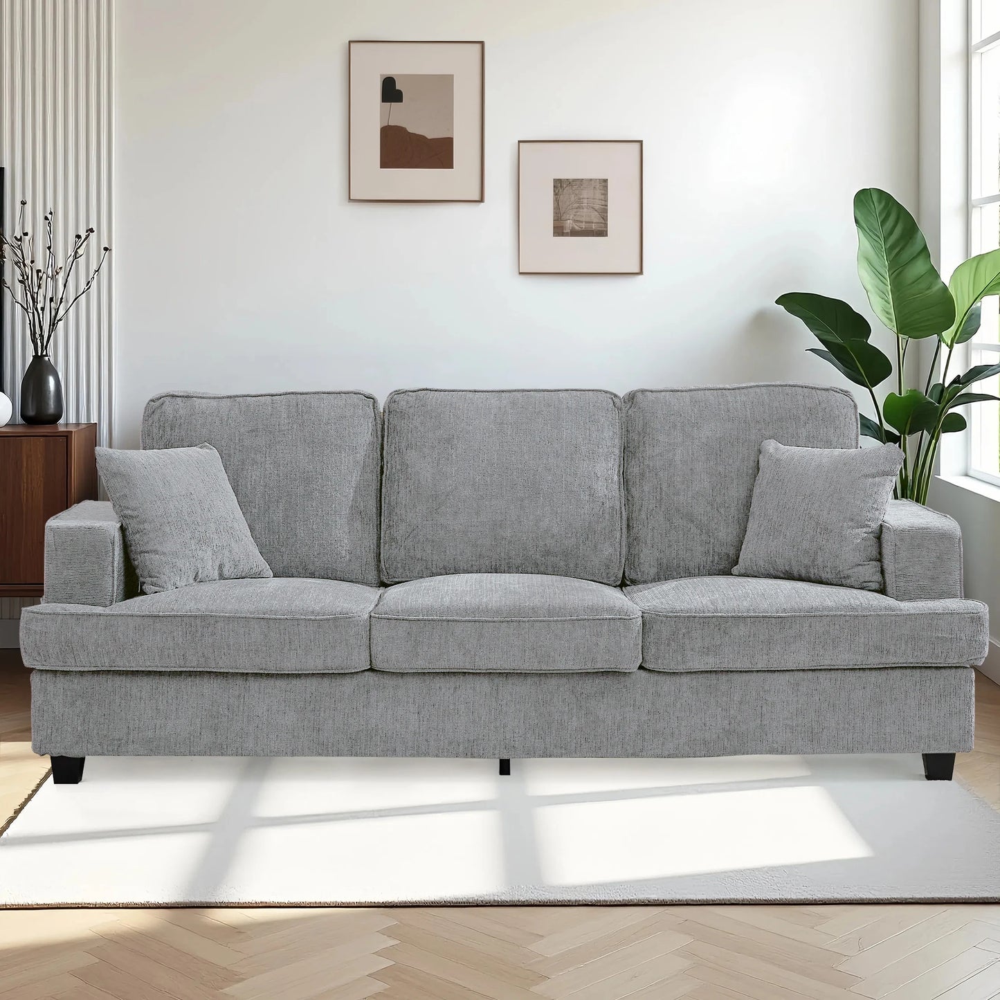 89 inch Couch Sofa, 3 Seater