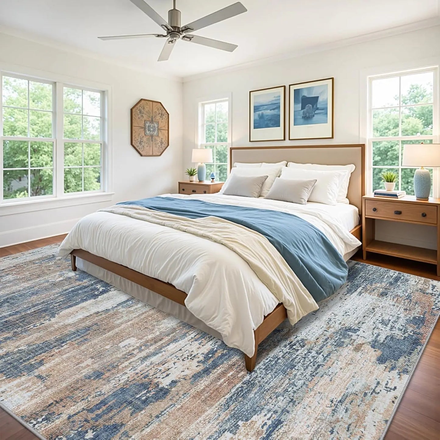 9x12 Area Rug – Machine Washable, non‑Slip & Stain Resistant
