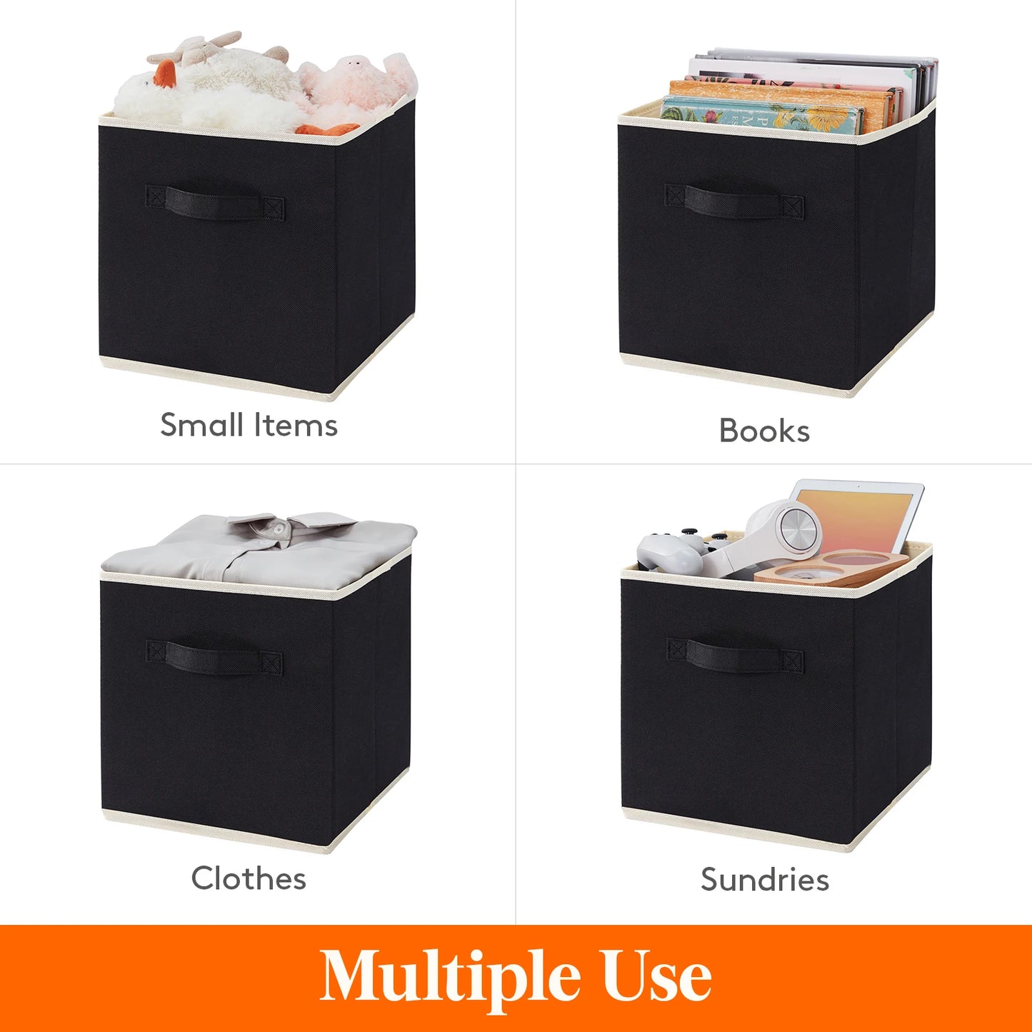 Collapsible Fabric Storage Organizers, Foldable