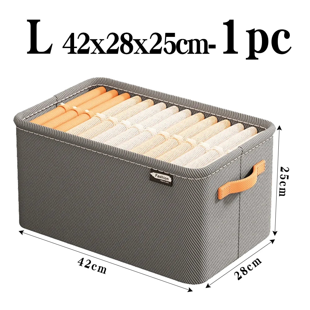 Heavy-Duty Foldable Storage Bins with Handles