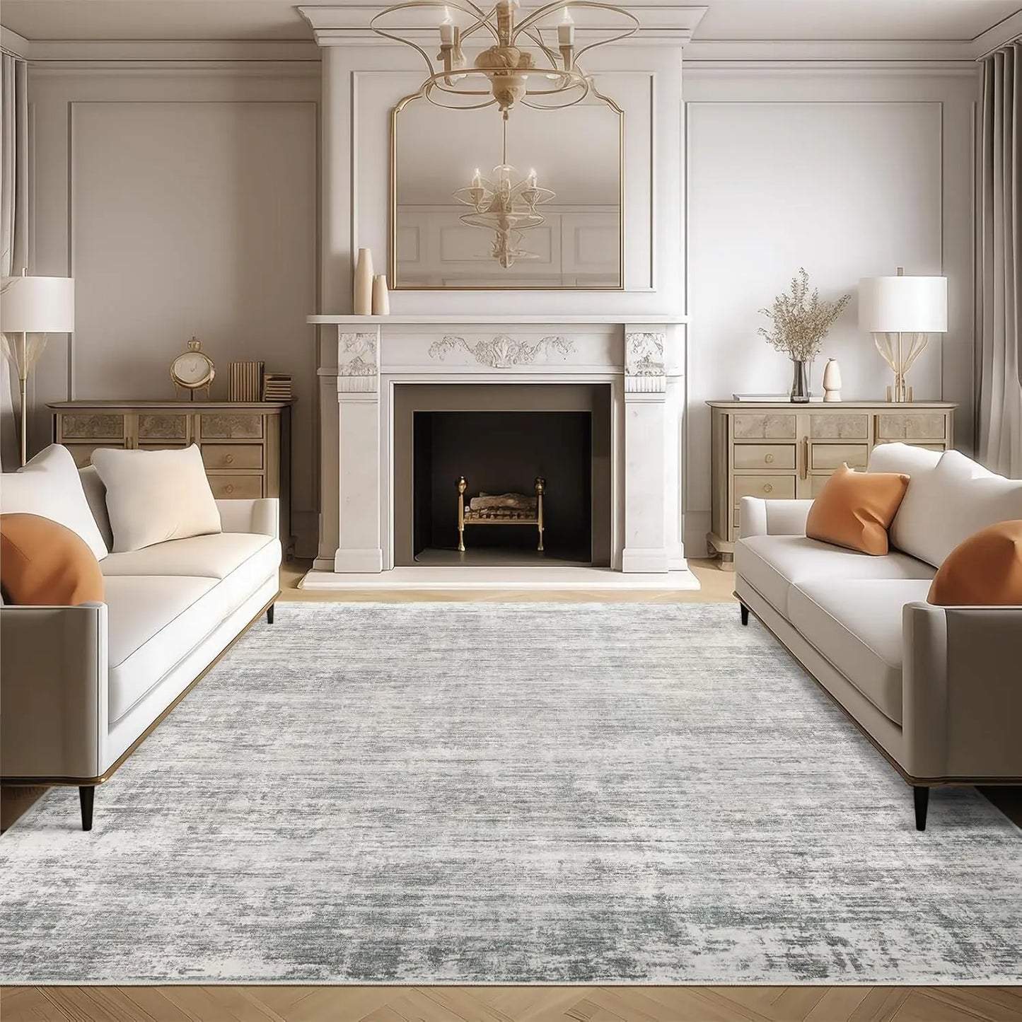 8x10 Area Rug, Non-Slip Backing ,Washable, Stain Resistant