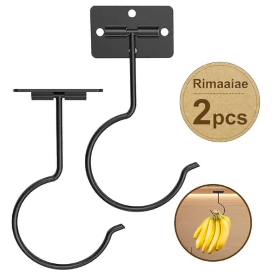 Foldable Under‑Cabinet Hooks (2‑Pack) – Space‑Saving Hanging Storage for Kitchen & Home