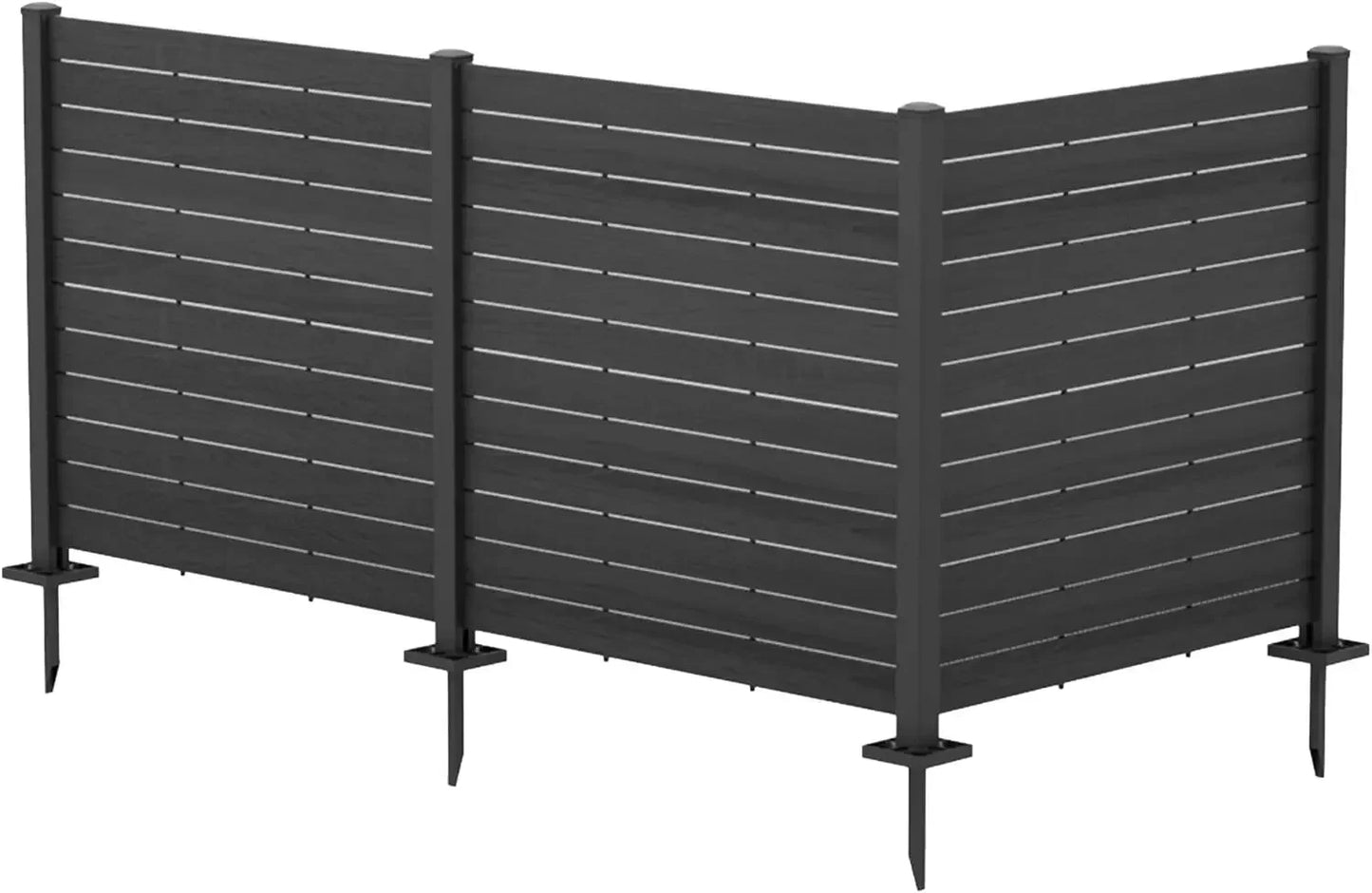 50" W x 48" H Outdoor Privacy Screens, Aluminum