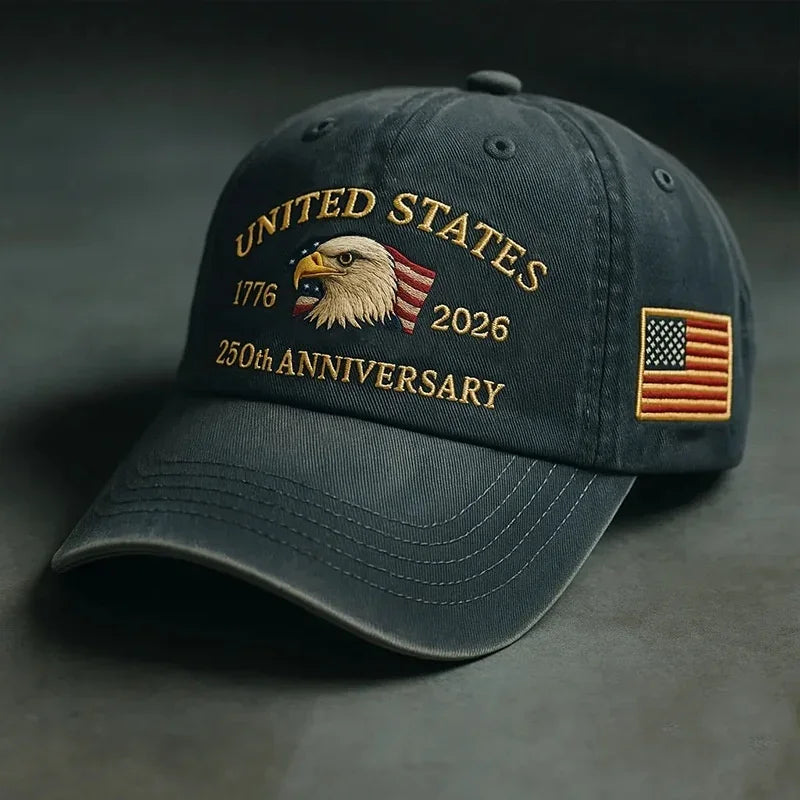 2025 New US 250th Anniversary Baseball Cap Outdoor Hat for Men Women