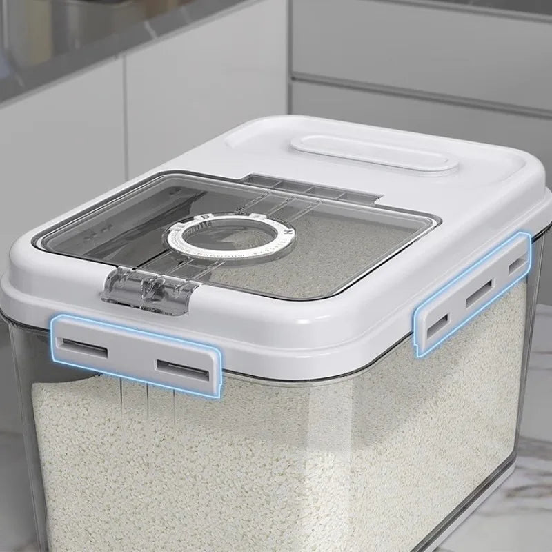 Rice bucket Household rice tank Insect-proof and moisture-proof sealed flour storage tank Rice storage box