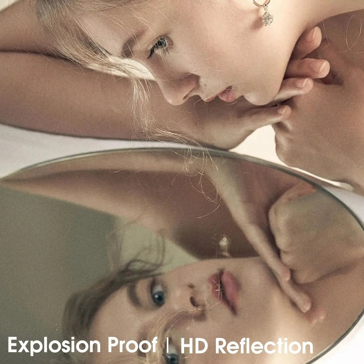 18×58" Arched Full‑Length Floor Mirror – Standing or Leaning Design