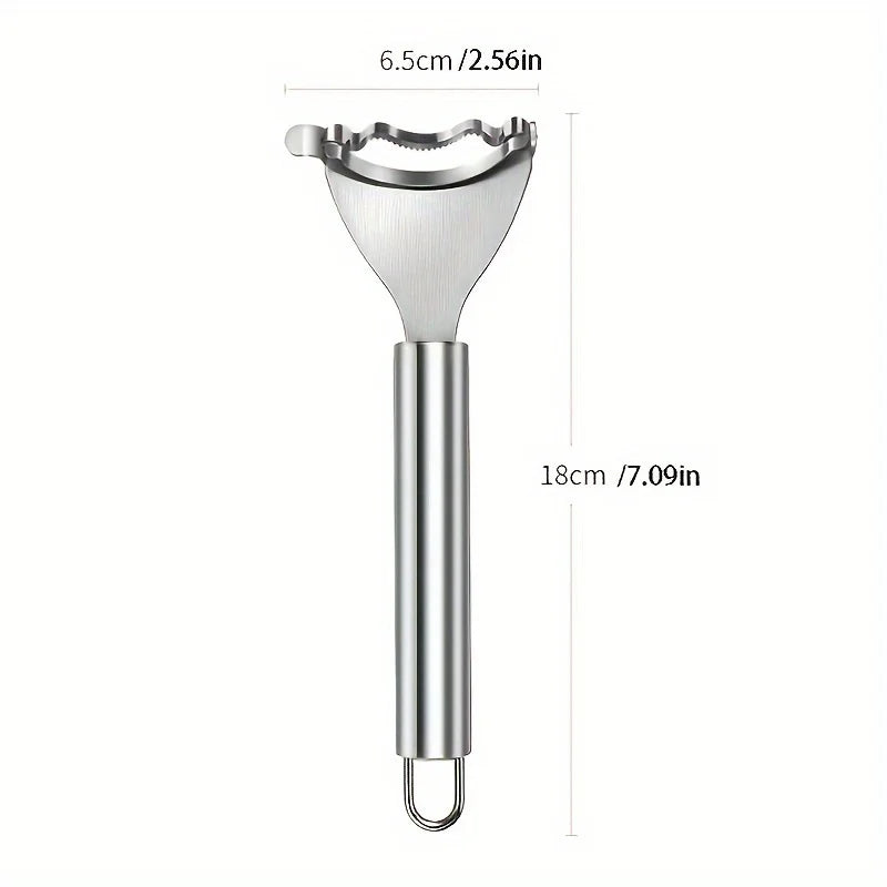 Corn Stripper & Vegetable Peeler – Stainless Steel Serrated Blade for Fast, Safe Prep (1 or 2‑Piece Set)