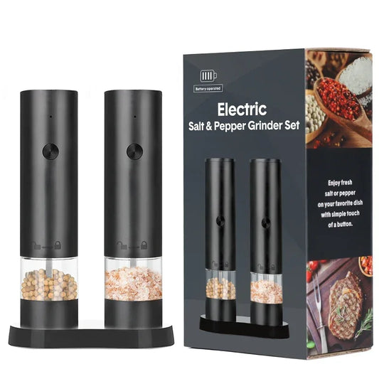 USB Rechargeable Electric Salt and Pepper Grinder Adjustable Coarseness Large Capacity