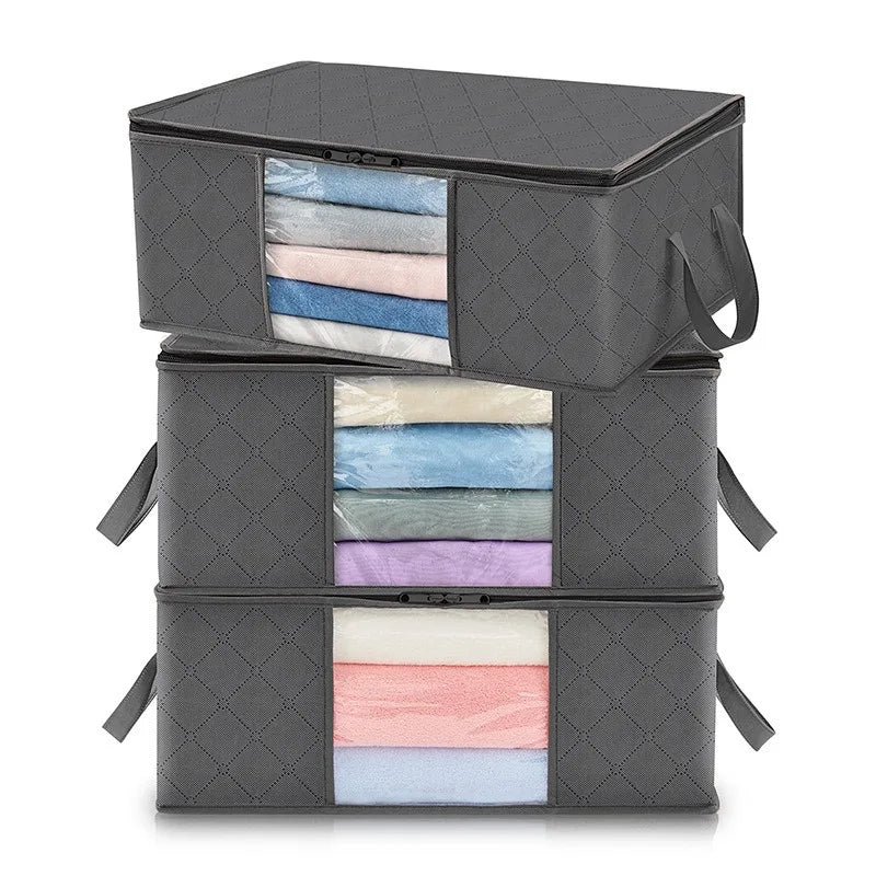 Foldable Storage Bag Large Capacity, Clothes, Blankets