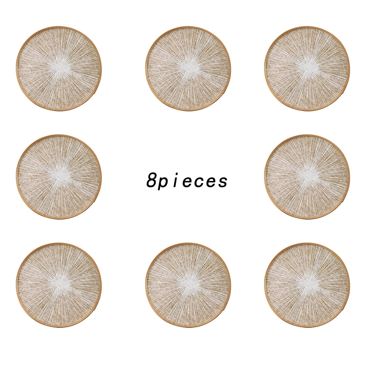 Round Macrame Placemats - 15 Inches