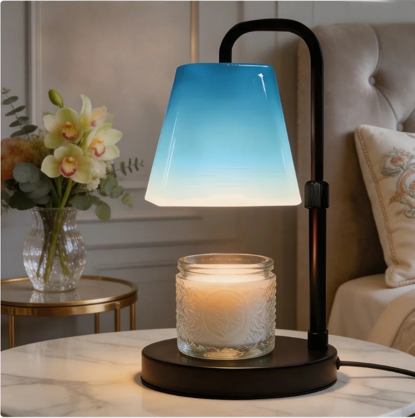 Dimmable Candle Warmer Lamp with Timer – Height‑Adjustable, Clean & Flame‑Free Fragrance