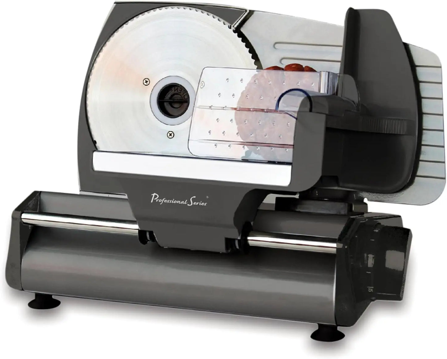 Adjustable Meat Slicer – Stainless Steel Blade with Safe Non‑Slip Feet