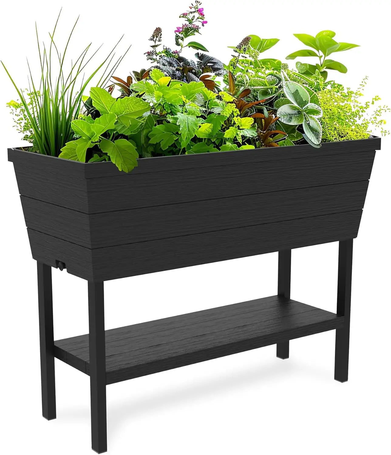 12‑Gallon Urban Bloomer Raised Garden Bed – Elevated Planter for Patios, Balconies & Backyards