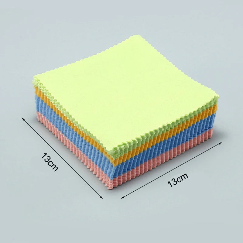 20‑Pack Multicolored Microfiber Cleaning Cloths – Soft, Lint‑Free, Reusable Towels for Home, Kitchen & Car