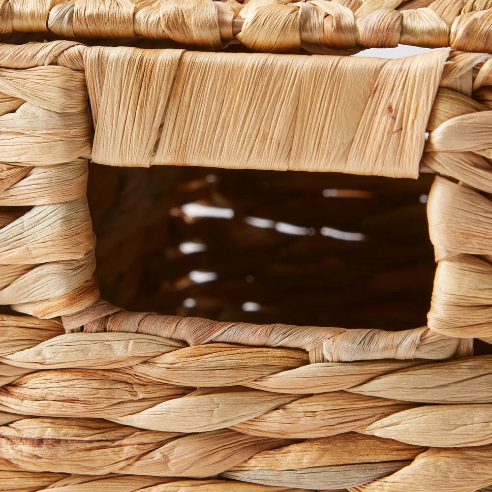 Woven Basket with Lid Storage/Organizer